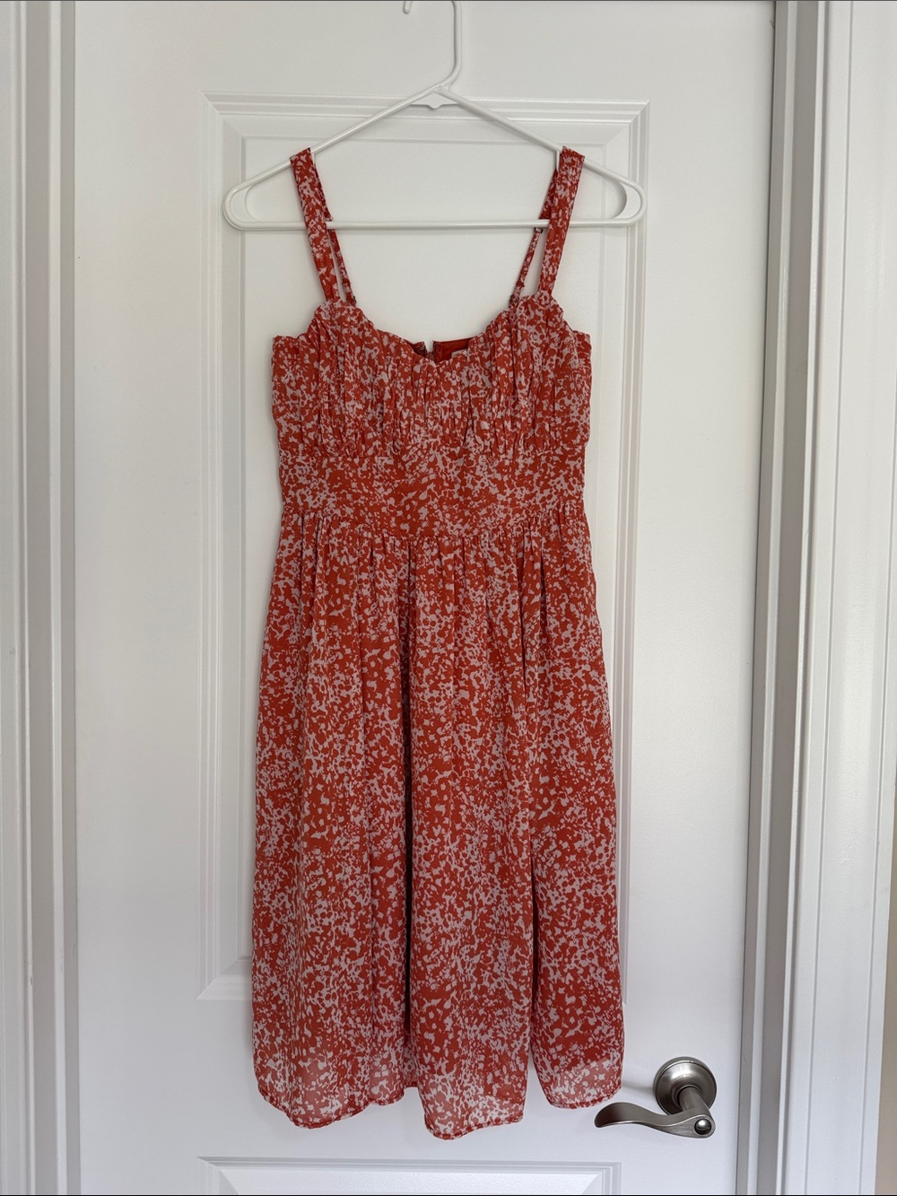 Abercrombie & Fitch Rust Floral Sundress